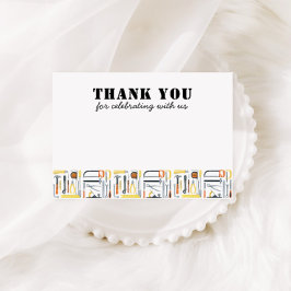 Tarjeta De Agradecimiento Cumpleaños del constructor 