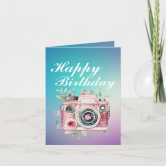 Tarjeta De Agradecimiento Cumpleaños del Fotógrafo
