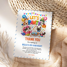 Cumpleaños del Gato Let’s Pawty 5 | Cumpleaños de 