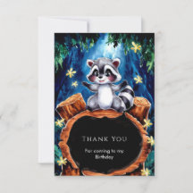 Cumpleaños del Mapache Little Boho