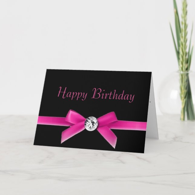 Tarjeta De Agradecimiento Cumpleaños elegante Notecard (Anverso)