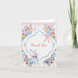 Tarjeta De Agradecimiento Cumpleaños encantado colorido de Alicia en el país