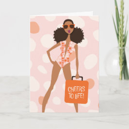 Tarjeta De Agradecimiento Cumpleaños feliz - Fin de semana sin cócteles