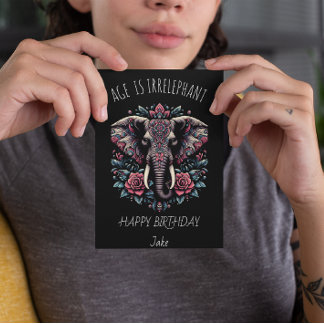Tarjeta De Agradecimiento Cumpleaños irrelevante