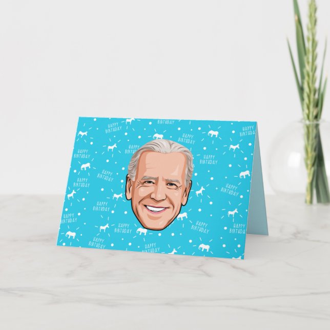Tarjeta De Agradecimiento Cumpleaños Joe Biden (Anverso)