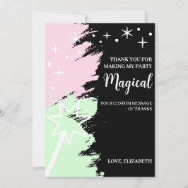 Tarjeta De Agradecimiento Cumpleaños Mágico