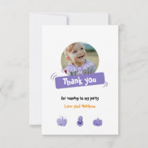 Cumpleaños morado y naranja de Halloween. Personal