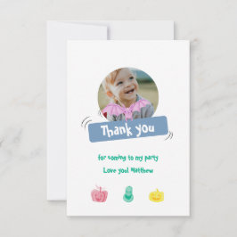 Tarjeta De Agradecimiento Cumpleaños temática de Halloween. Personalizado