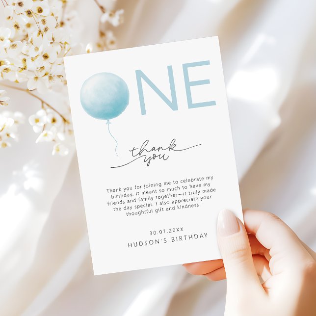 Tarjeta De Agradecimiento Cumpleaños uno (Subido por el creador)