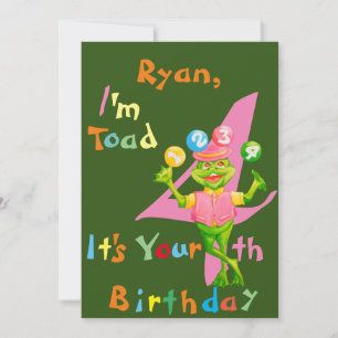 Tarjeta De Agradecimiento CumpleañosPersonalizadoGreetingcardfora de cuatro 