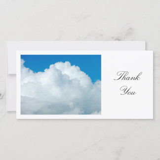 Tarjeta De Agradecimiento Cumulonimbus - Gracias