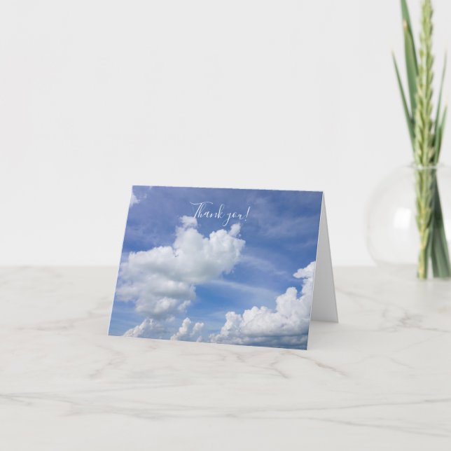 Tarjeta de agradecimiento Cumulus Puffs (Anverso)