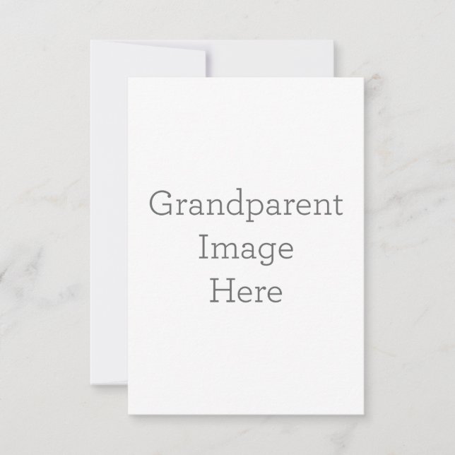 8.9 cm x 12.7 cm Tarjeta de agradecimiento plana (Anverso)