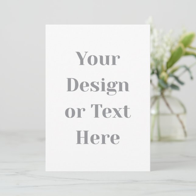 Tarjeta De Agradecimiento Customizable Your Design or Text Here Personalized (Anverso de pie)