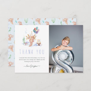 Tarjeta De Agradecimiento Cute acuarela Axolotl Gracias Foto