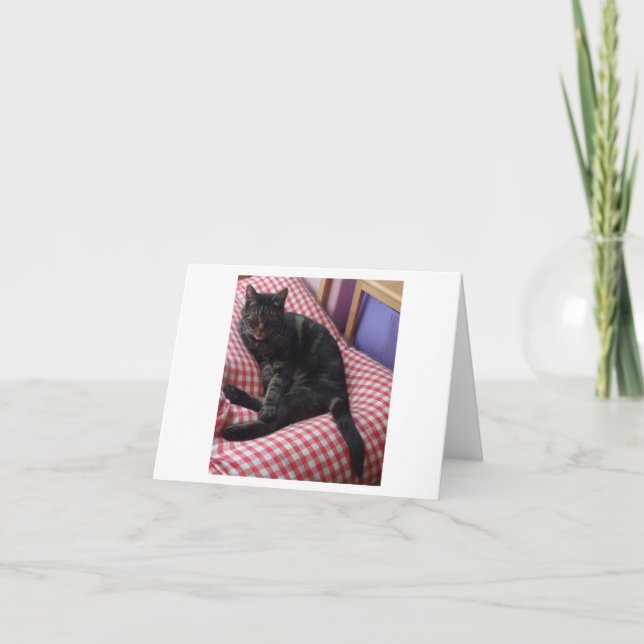 Tarjeta De Agradecimiento Cute Dave Folded (Anverso)