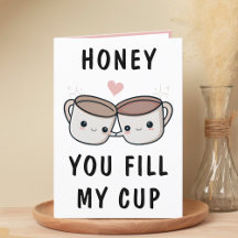 Cute Funny Coffee Cup Spouse Happy Birthday