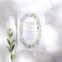 Cute Jungle Safari Animals Baby Shower Gracias