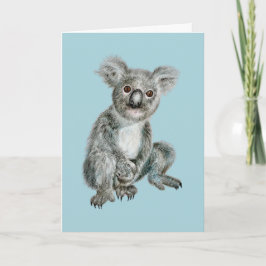 Tarjeta De Agradecimiento Cute Koala
