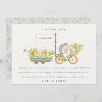 Cute local Hedgehog Flora Bike Baby Shower