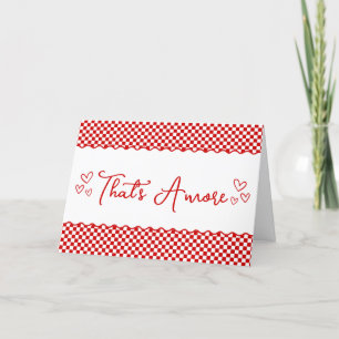 Tarjeta De Agradecimiento Cute tema italiano "Eso es más"