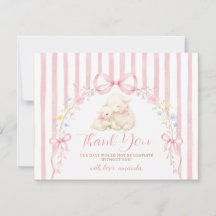 Cute Un pequeño cordero baby shower Lazo rosa Ging