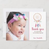 Cute Watercolor Dreamcatcher Cumpleaños