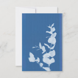 Tarjeta De Agradecimiento Cyanotype Gracias