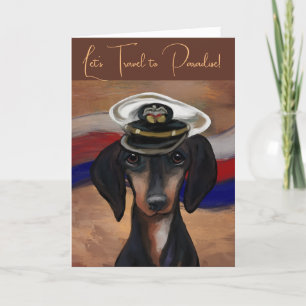 Tarjeta De Agradecimiento Dachshund