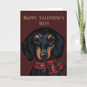 TARJETA DE AGRADECIMIENTO DACHSHUND