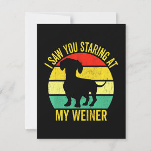 Tarjeta De Agradecimiento Dachshund Dad Men