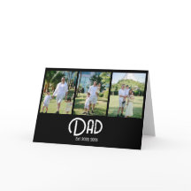 Dad Established Grunge Text 3 Photo