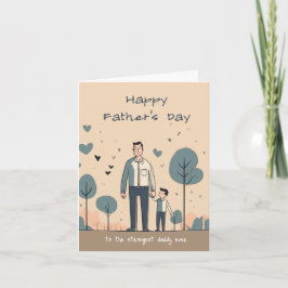 Tarjeta De Agradecimiento Daddies: Los Árboles de Nuestras Vidas Día del Pad
