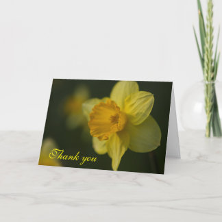 Tarjeta de agradecimiento Daffodil
