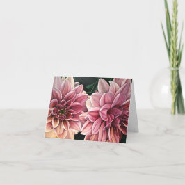 Tarjeta de agradecimiento Dahlia