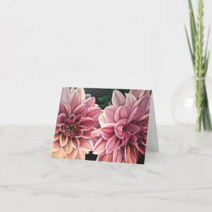 Tarjeta de agradecimiento Dahlia