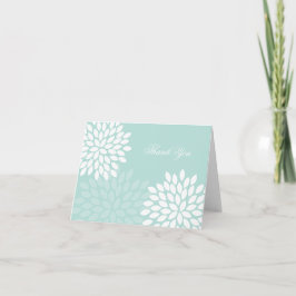 Tarjeta De Agradecimiento Dahlias Boda
