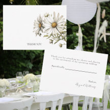 Daisies Blancos Ducha De Boda Gracias
