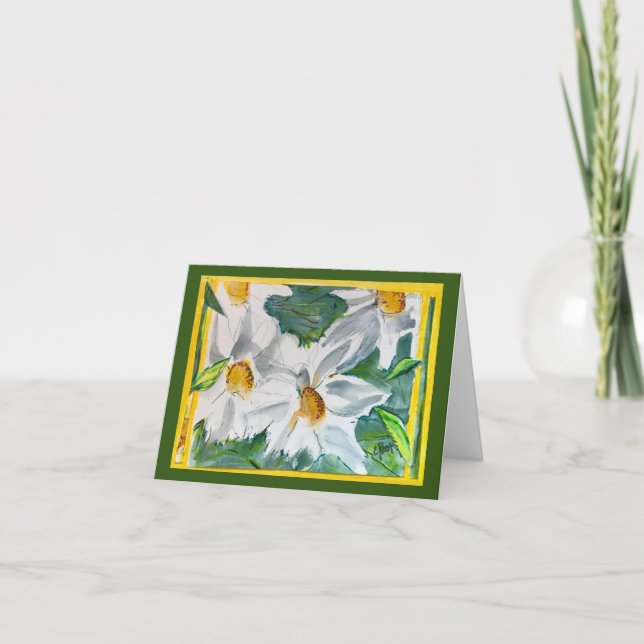 Tarjeta De Agradecimiento Daisy Delight (Anverso)