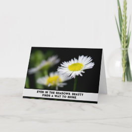 Tarjeta De Agradecimiento Daisy Duo - La armonía de la naturaleza