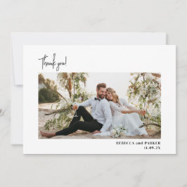 Tarjeta De Agradecimiento Daisy Garden Flowers Boda Gracias foto