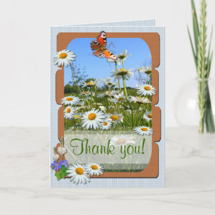 Tarjeta De Agradecimiento DAISY MEADOW ~ Card