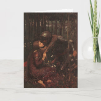 Tarjeta De Agradecimiento Dama Sans Merci de la belleza del La