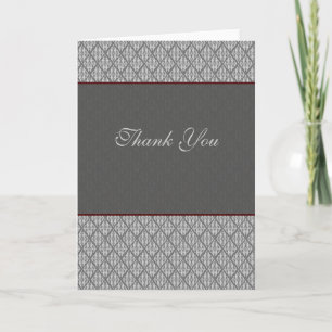 Tarjeta De Agradecimiento Damasco Gracias