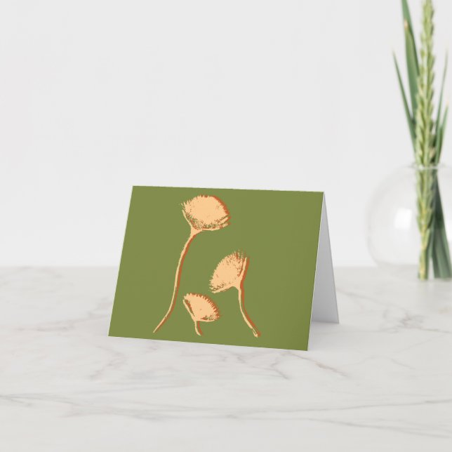 Tarjeta De Agradecimiento Dandelion Pop (Anverso)