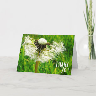 Tarjeta De Agradecimiento Dandelion Wishes - Gracias por ser mi deseo