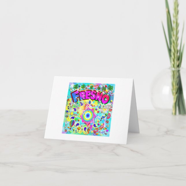 Tarjeta De Agradecimiento Danza Mística de Fresno  (Anverso)