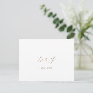 Tarjeta De Agradecimiento Daria Taupe Boda moderno