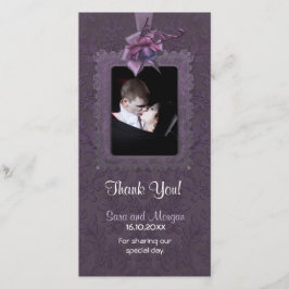 Tarjeta De Agradecimiento Dark Romance Boda Gracias