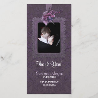 Tarjeta De Agradecimiento Dark Romance Boda Gracias